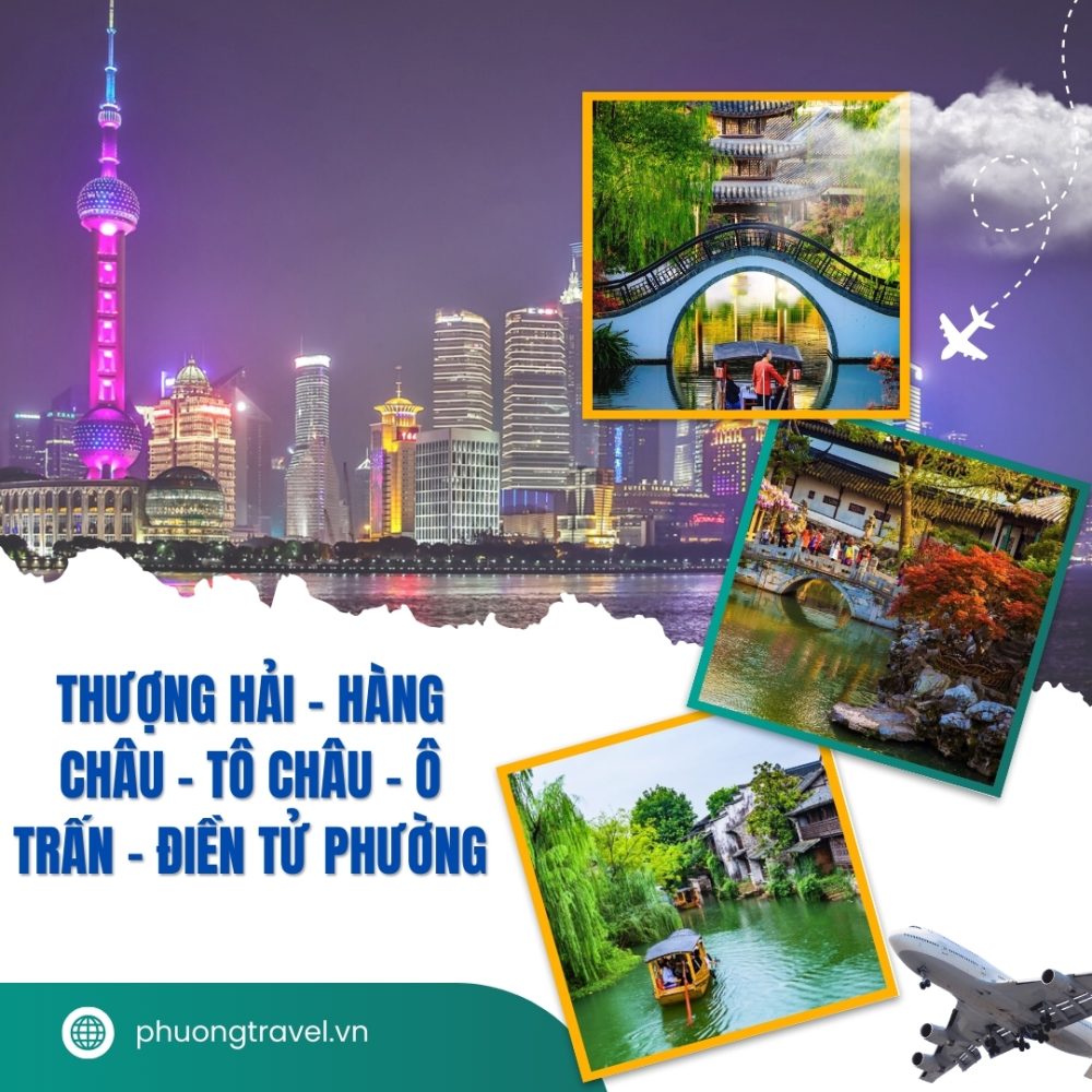 THƯỢNG HẢI - HÀNG CHÂU - TÔ CHÂU - Ô TRẤN - ĐIỀN TỬ PHƯỜNG 6N6Đ - ĐƯỜNG BAY