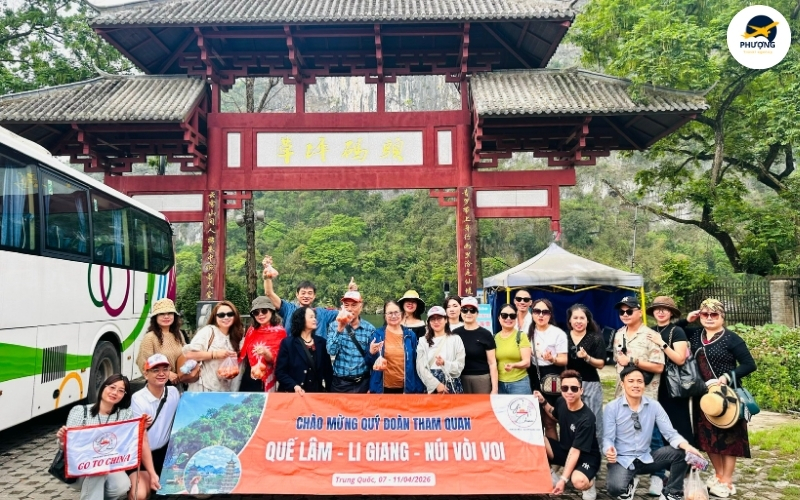 Tour Nam Ninh - Quế Lâm - Dương Sóc 4N3Đ đường bộ từ Hà Nội