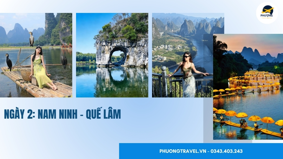 Tour Nam Ninh - Quế Lâm - Dương Sóc 4N3Đ đường bộ từ Hà Nội