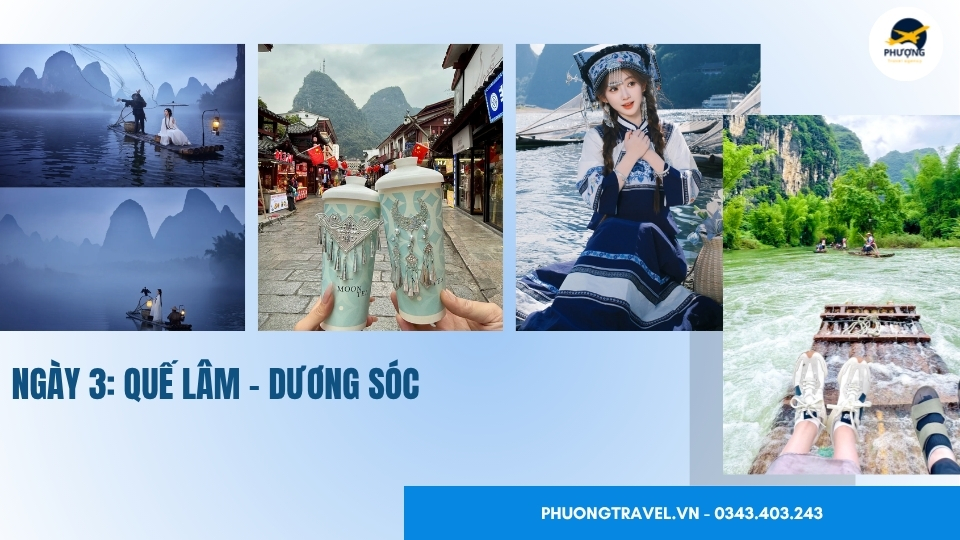 Tour Nam Ninh - Quế Lâm - Dương Sóc 4N3Đ đường bộ từ Hà Nội