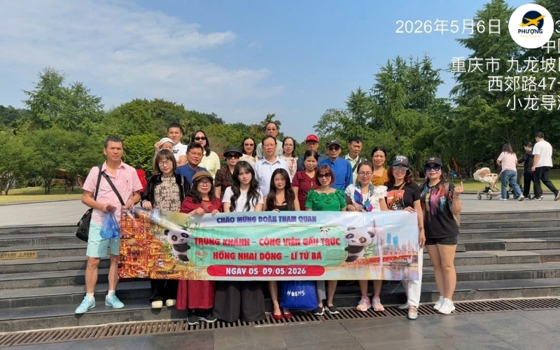 Tour TRÙNG KHÁNH MONO 5N4Đ: LÝ TỬ BÁ - HỒNG NHAI ĐỘNG LÃO QUÂN ĐỘNG